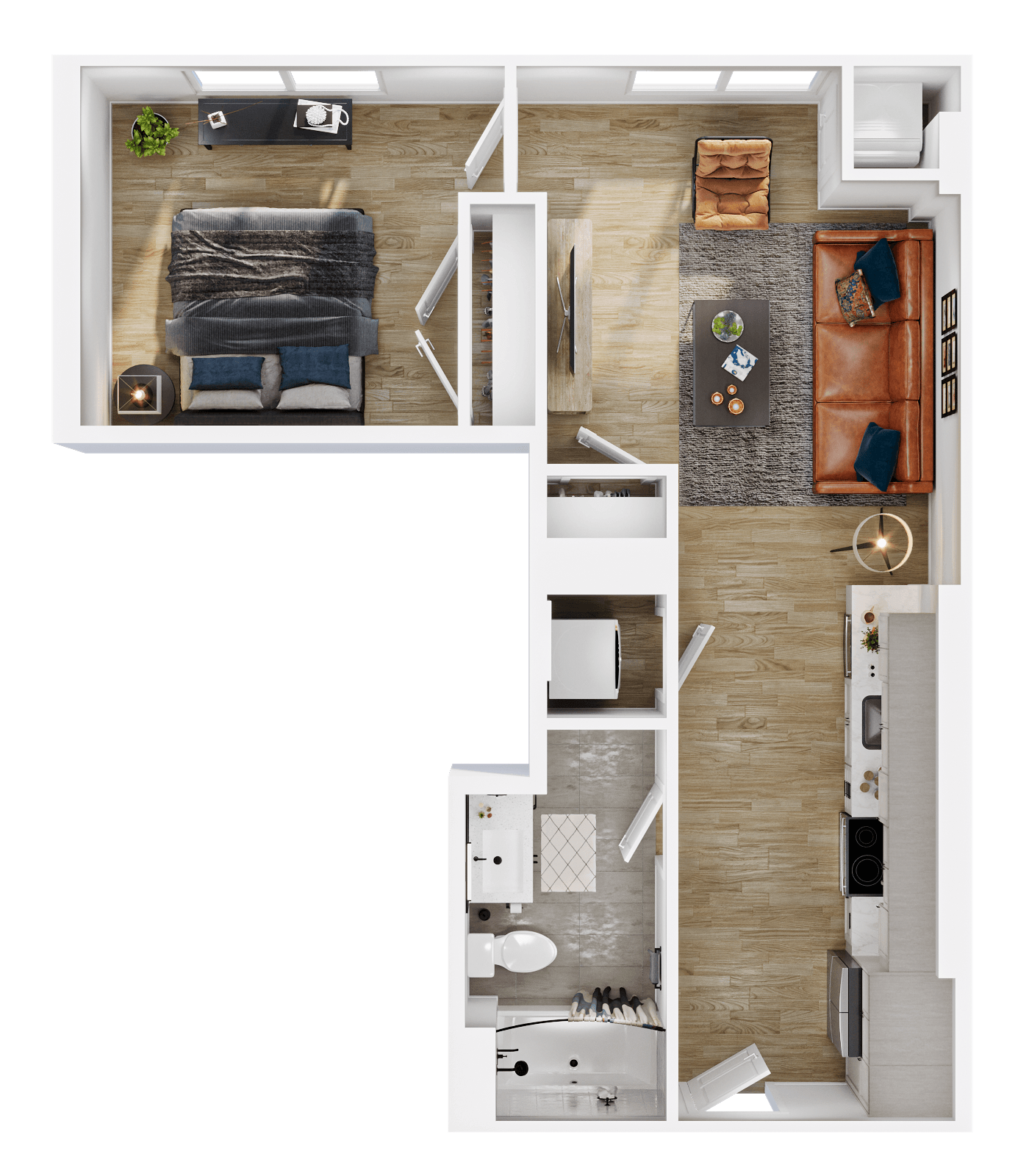 Floor plan layout diagram for A2
